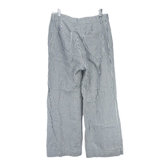 ROLLA’S Old Mate Striped Pinstripes Navy White High Waist Pants sz 26 - Picture 6 of 9